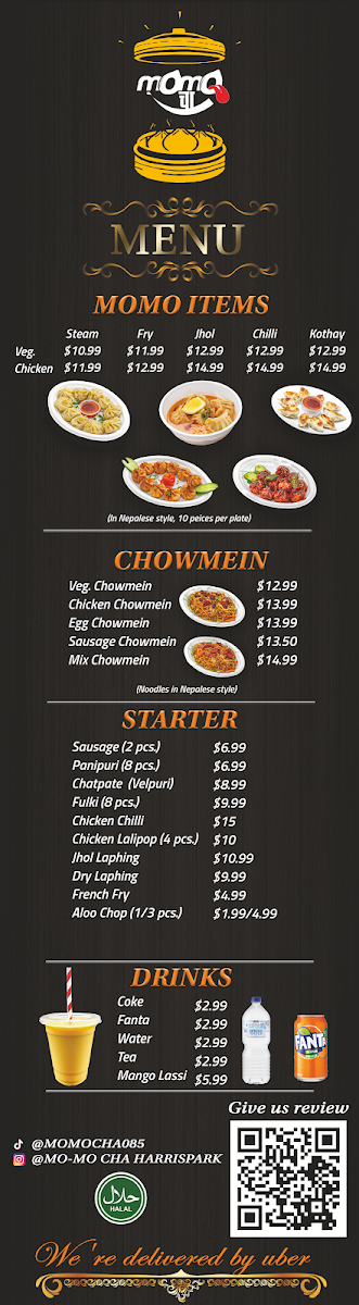 Menu, MoMo cha