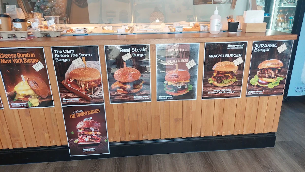 Menu, JimmyMax Café