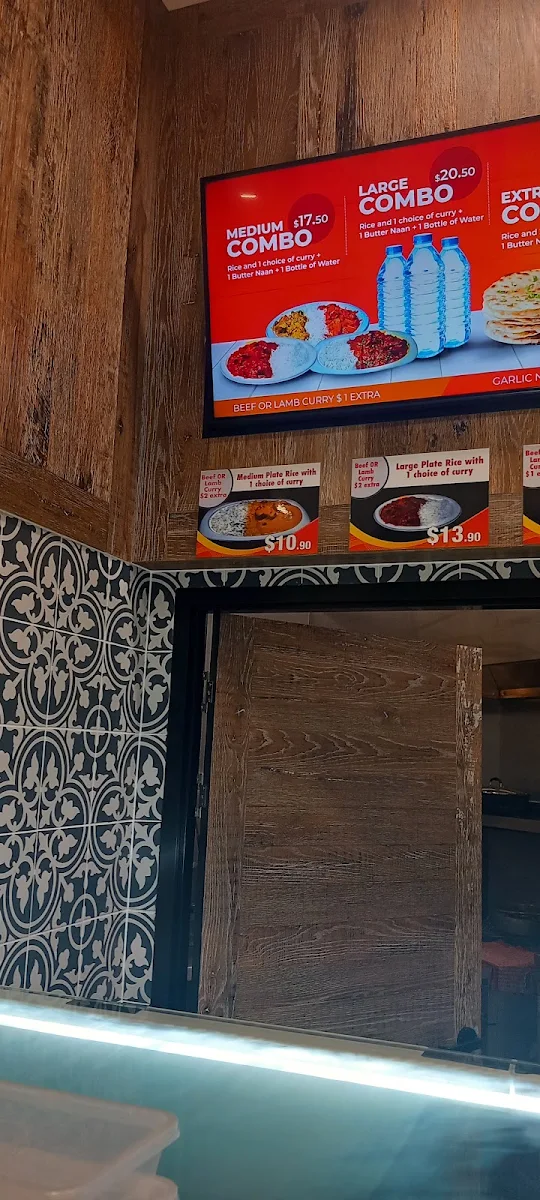 Menu, Tasty Indian cuisine