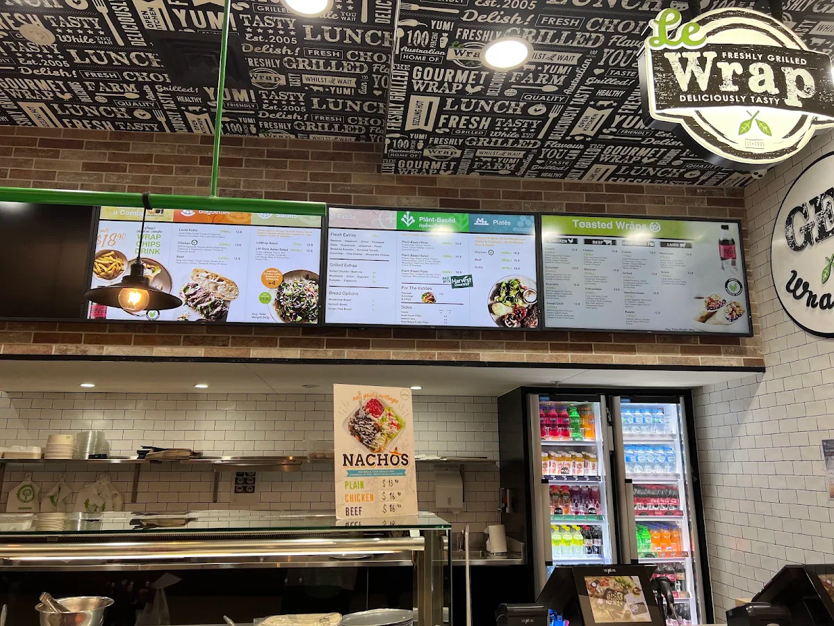 Menu, Le Wrap