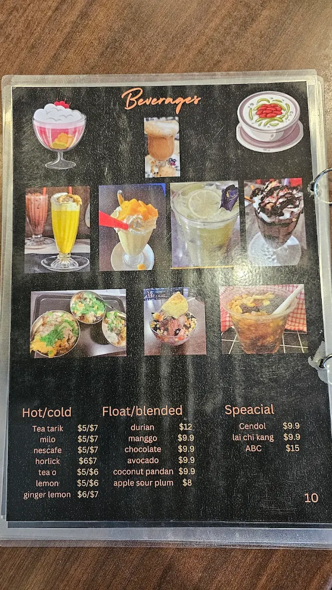 Menu, Selera Warisan