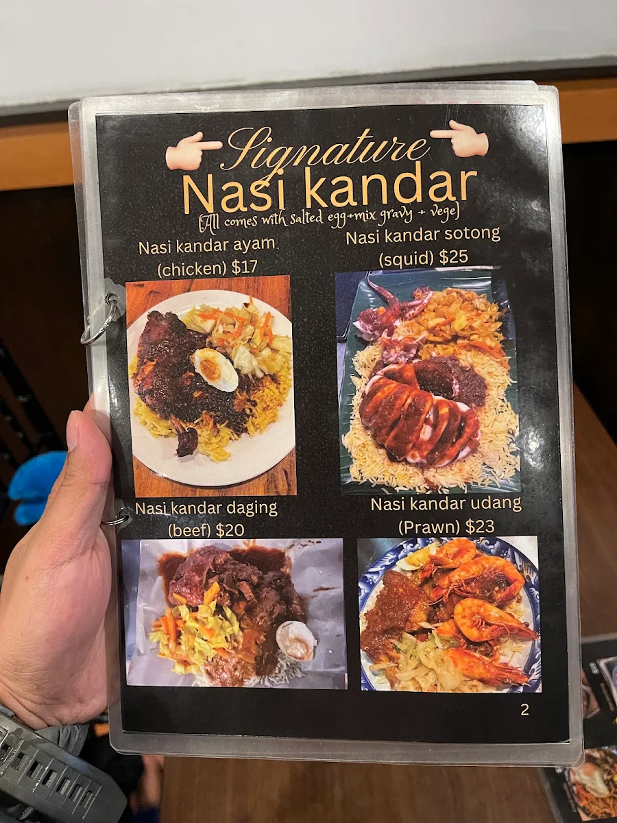 Menu, Selera Warisan