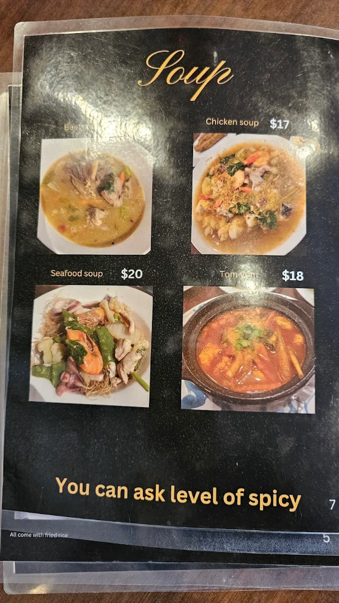Menu, Selera Warisan