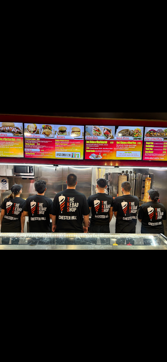 Menu, The Kebab Shop