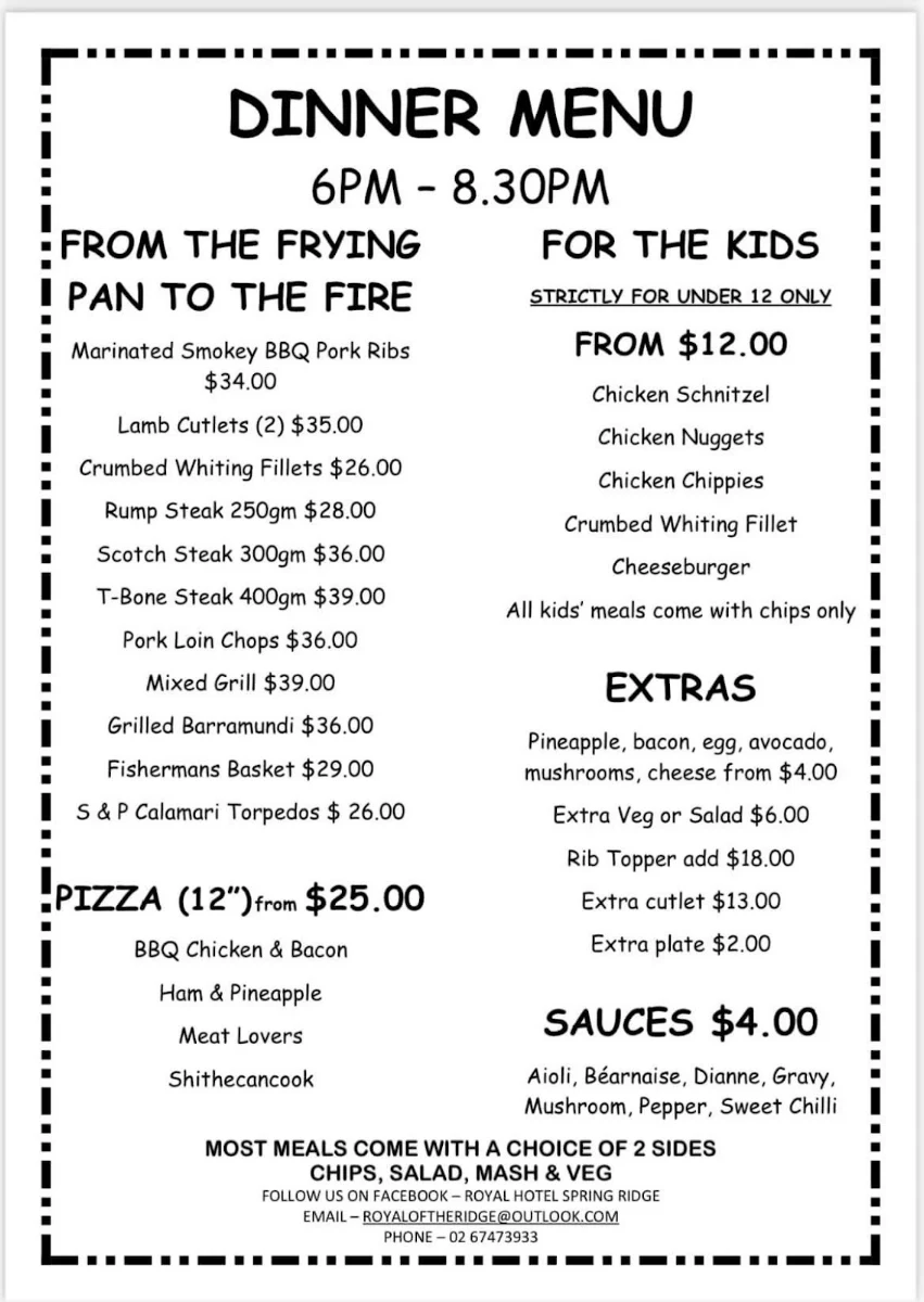 Menu photo 1