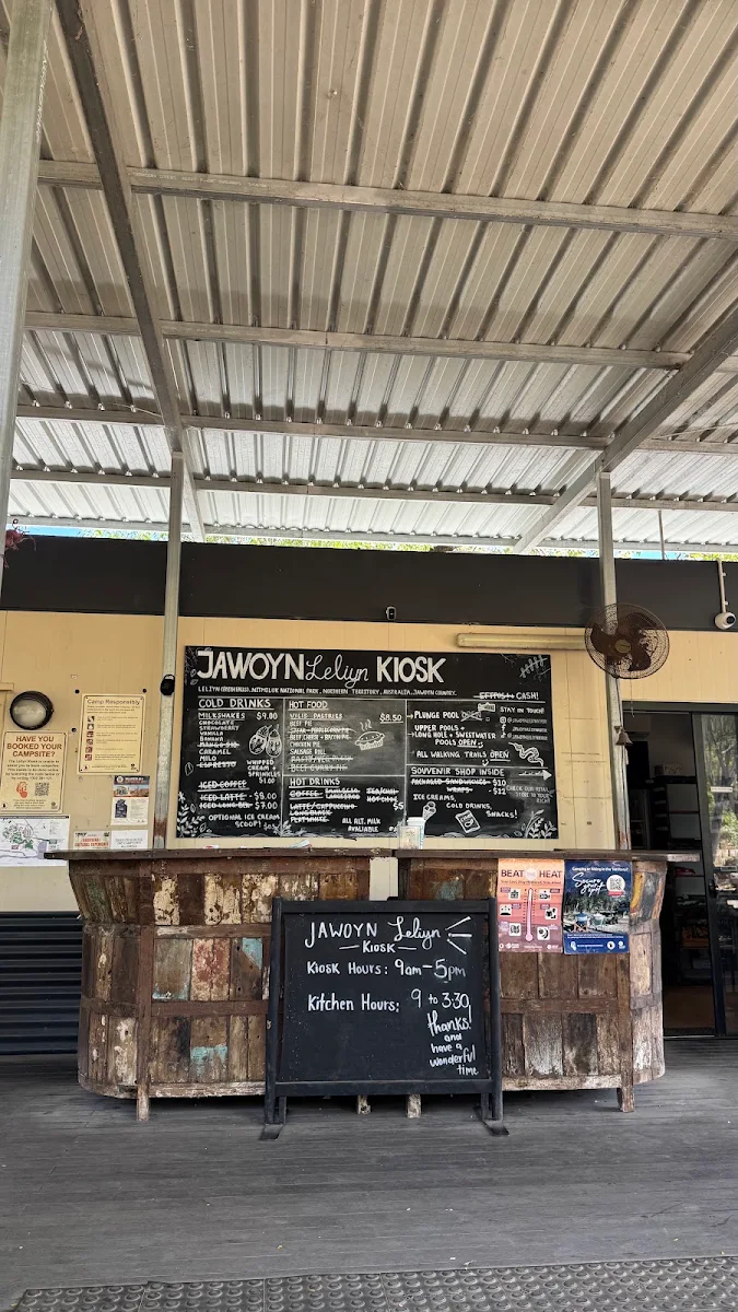Menu, Jawoyn Leliyn Kiosk