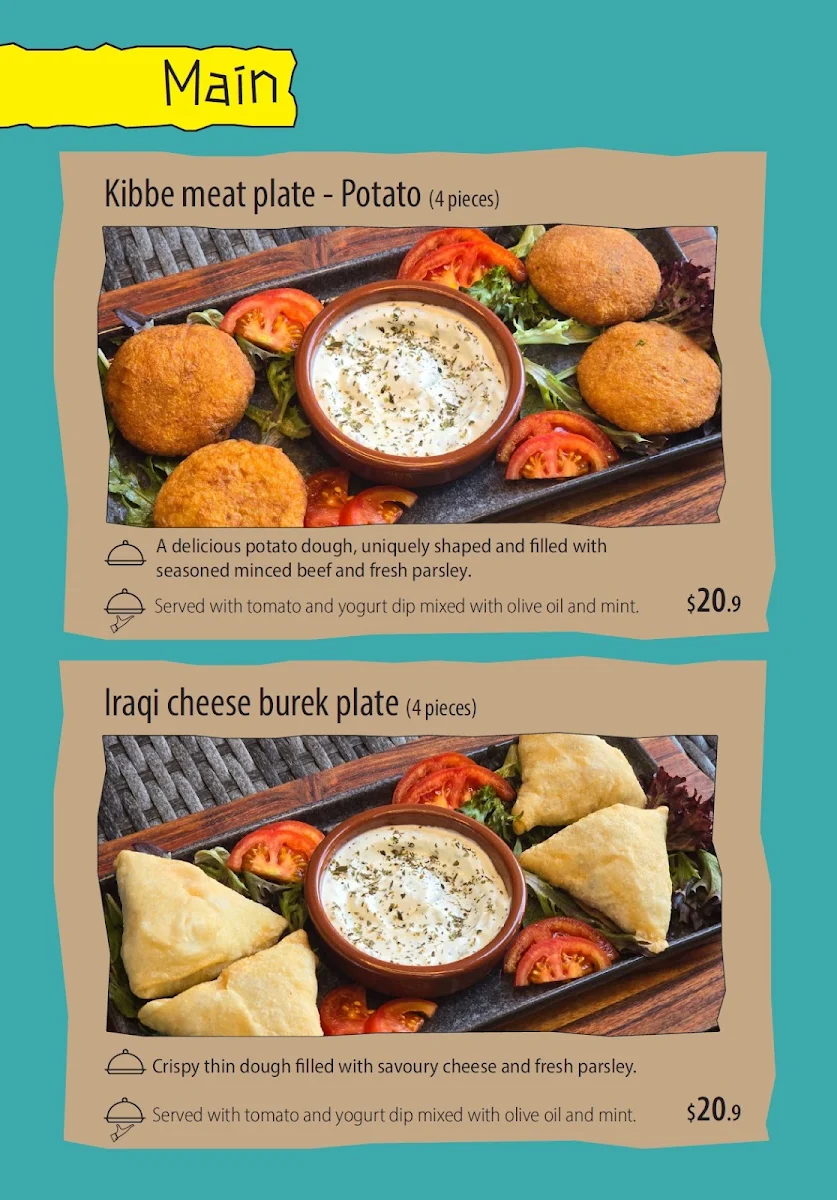 Menu, Meso Bites