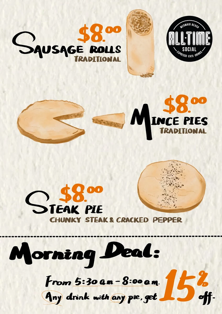 Menu, All-Time Social