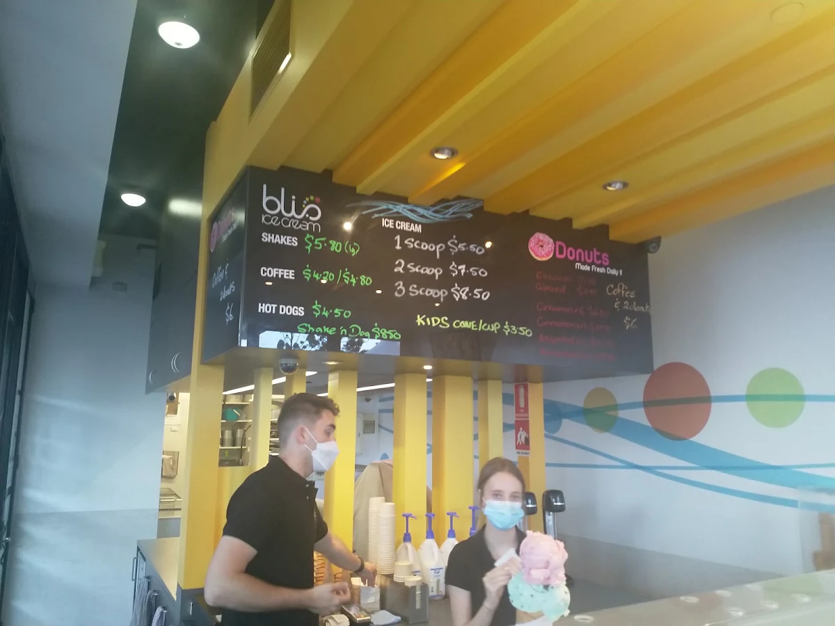 Menu, Blis Icecream