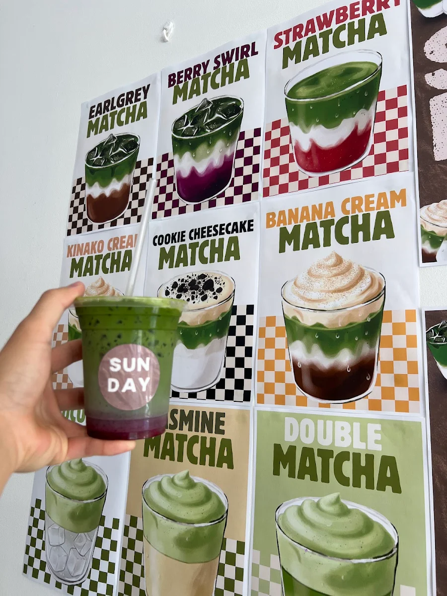 Menu, Sunday Matcha