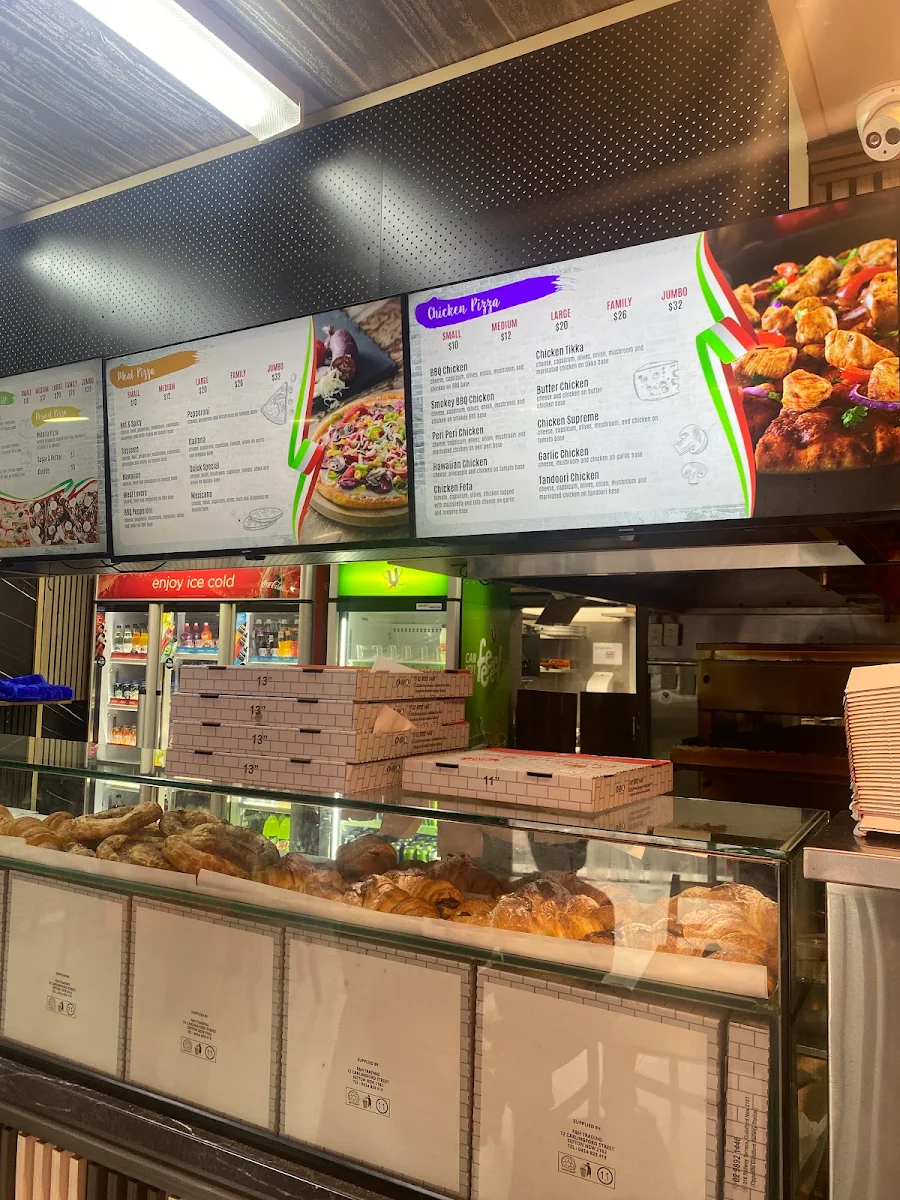 Menu, Al Rawshe Pizza