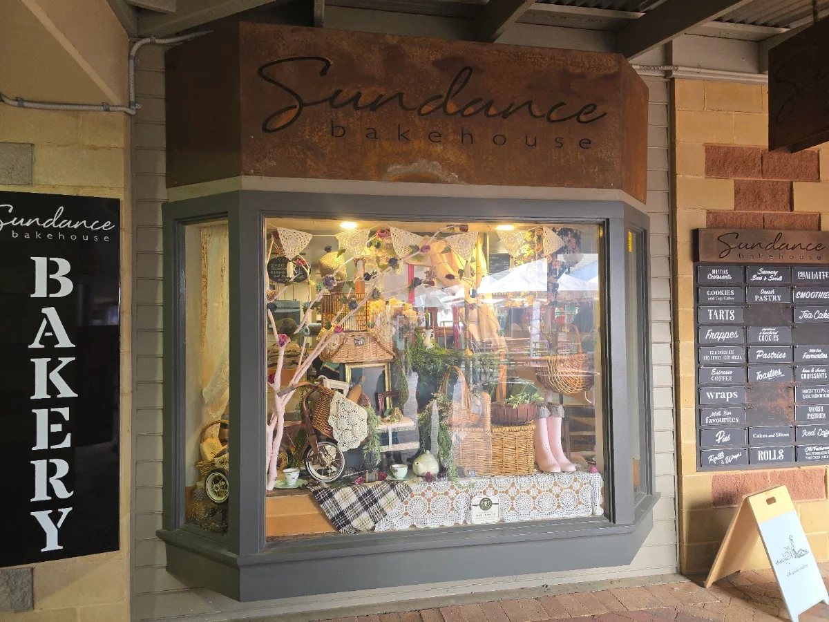Menu, Sundance Bakehouse
