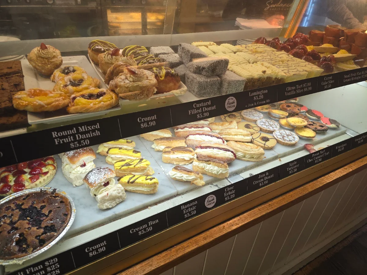 Menu, Sundance Bakehouse