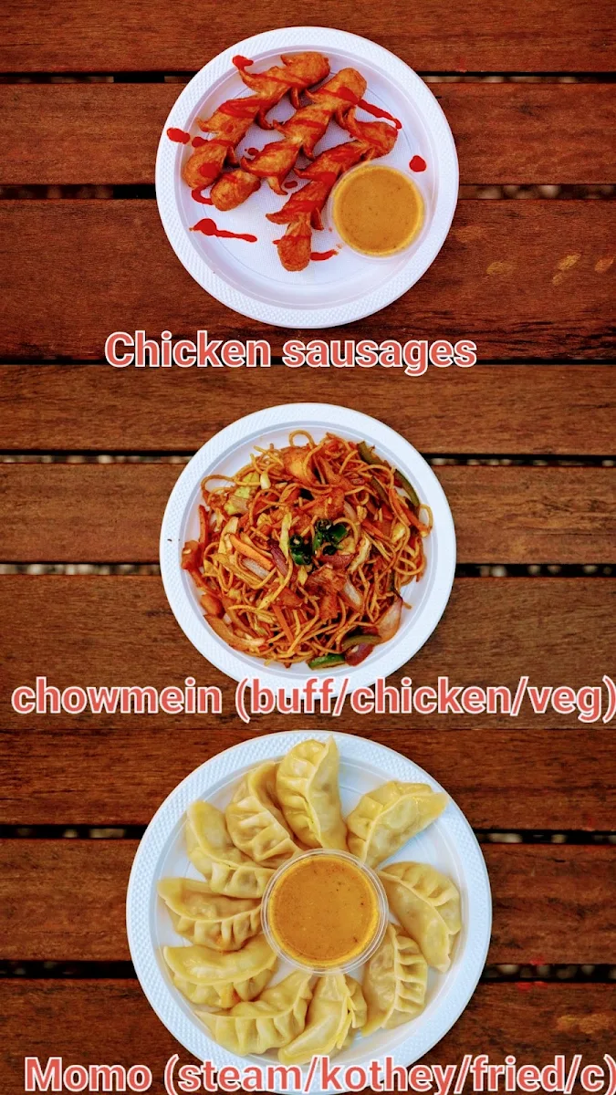 Menu, Early Bird Xpresso (nepalese food truck)