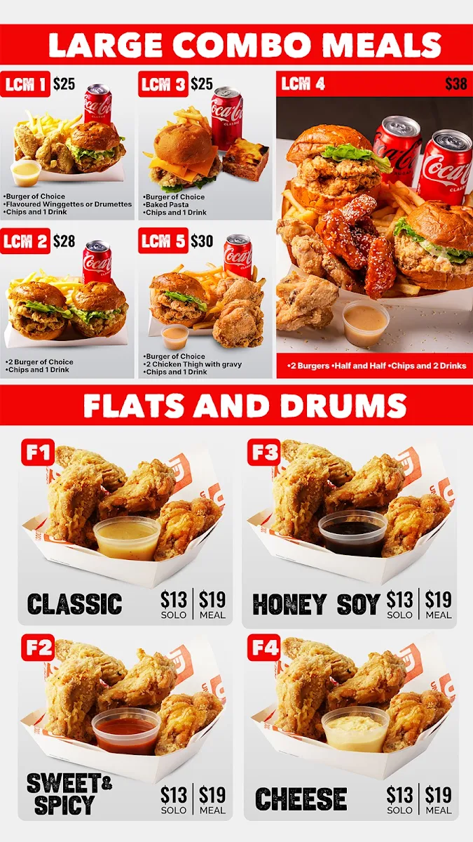 Menu, Uncle Doc's