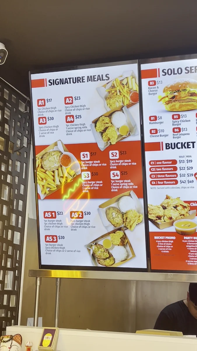 Menu, Uncle Doc's
