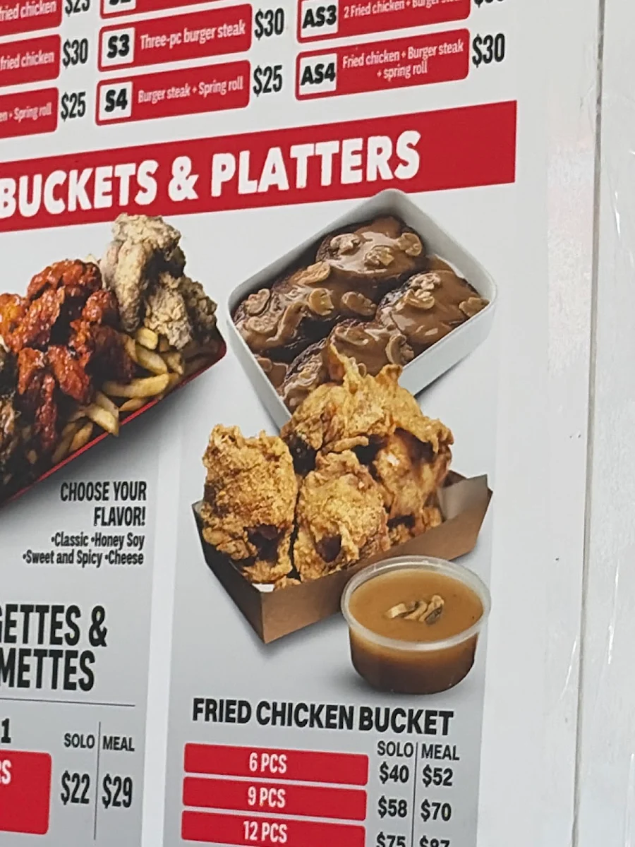 Menu, Uncle Doc's