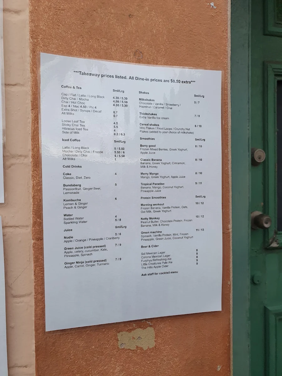 Menu, The Heritage Kitchen Garden