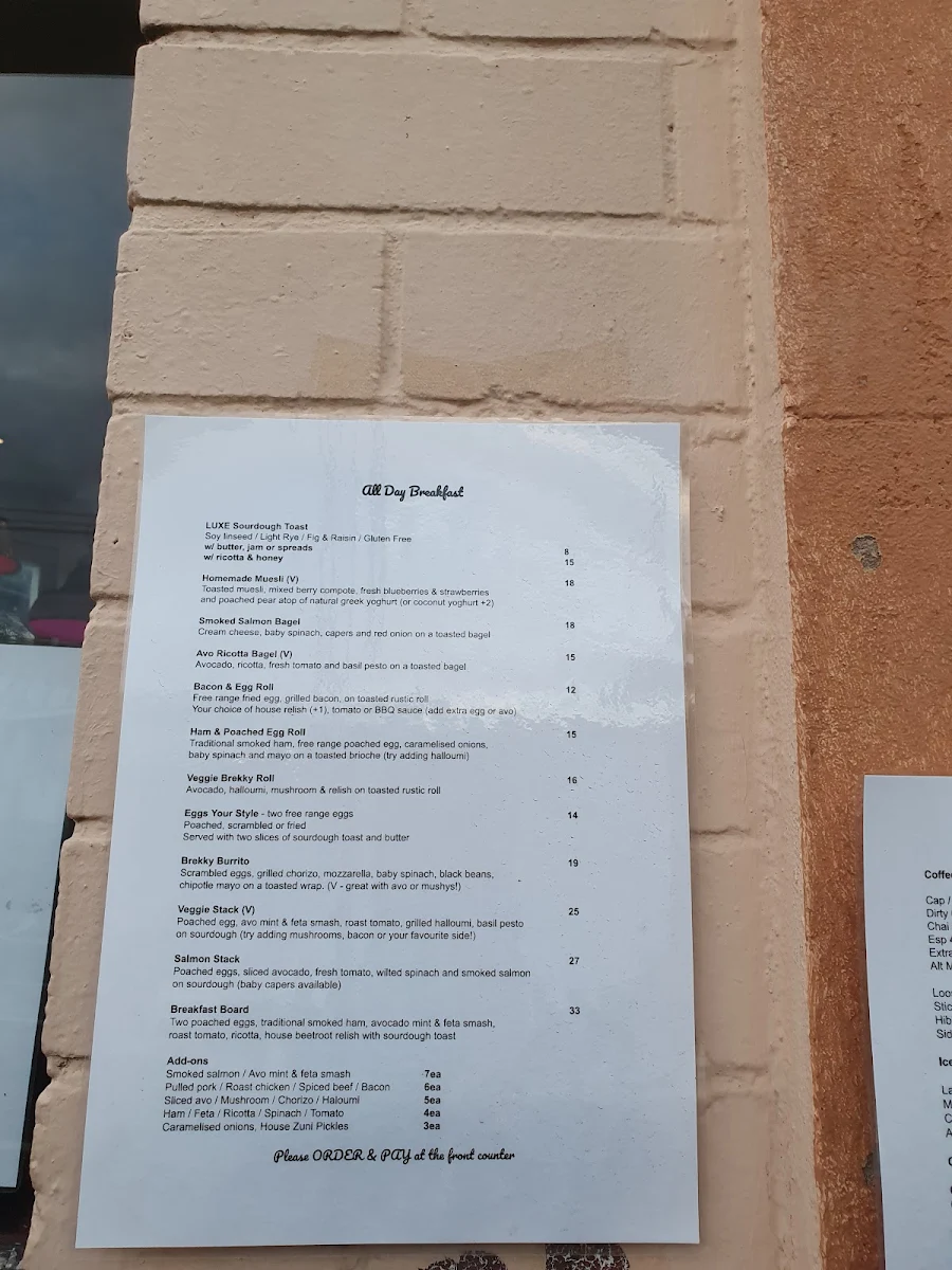 Menu, The Heritage Kitchen Garden