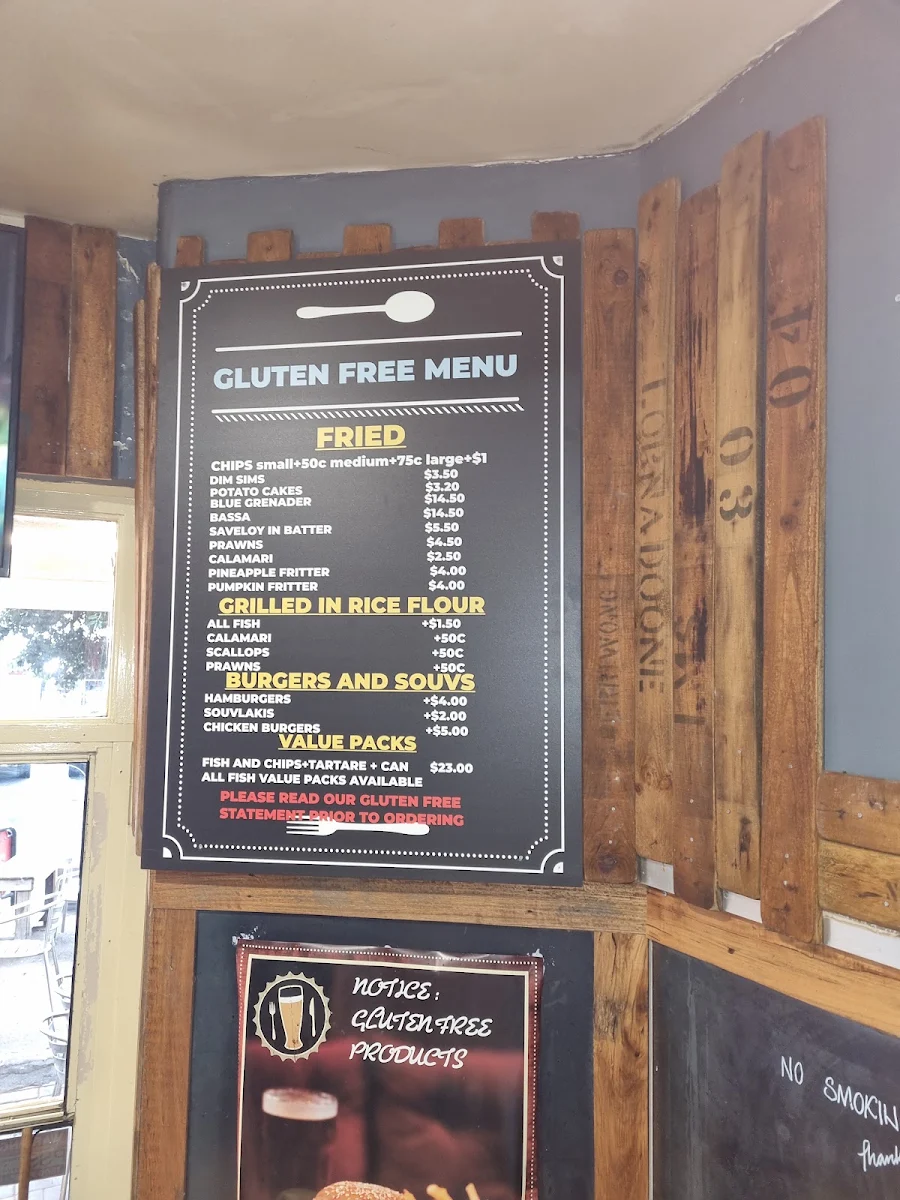 Menu, Fish Fetish