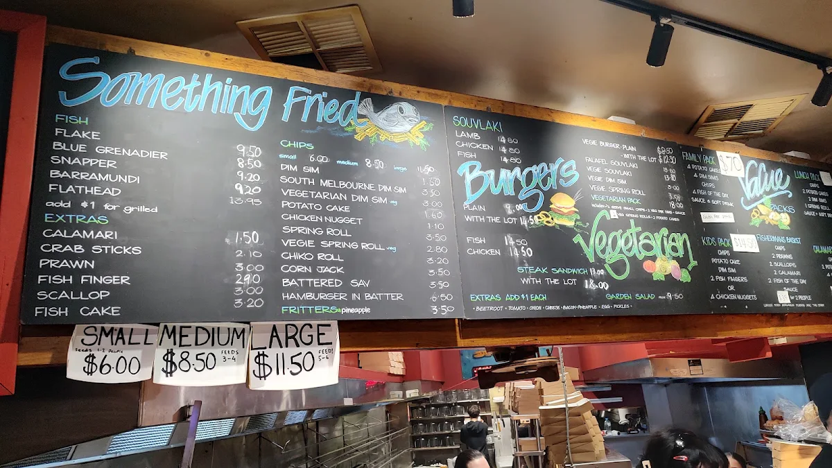 Menu, Fish Fetish