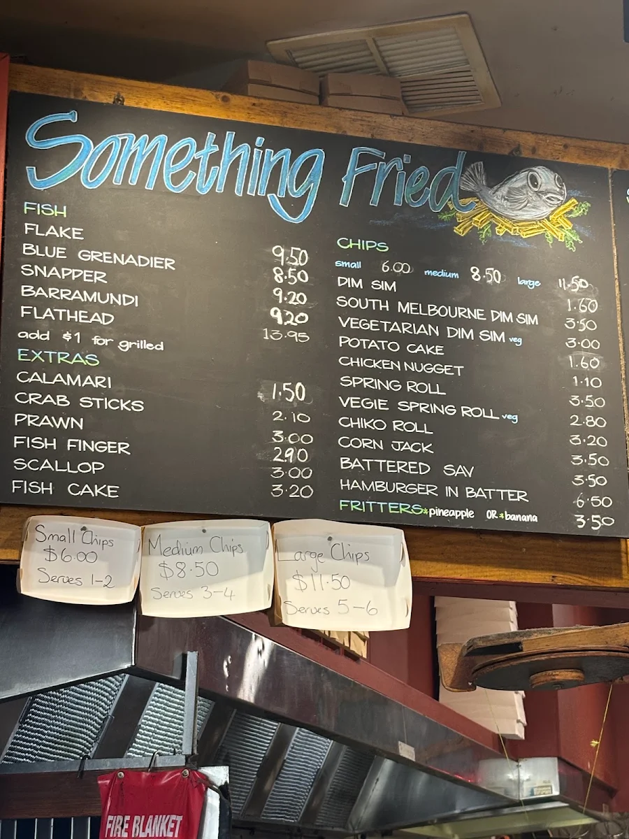 Menu, Fish Fetish