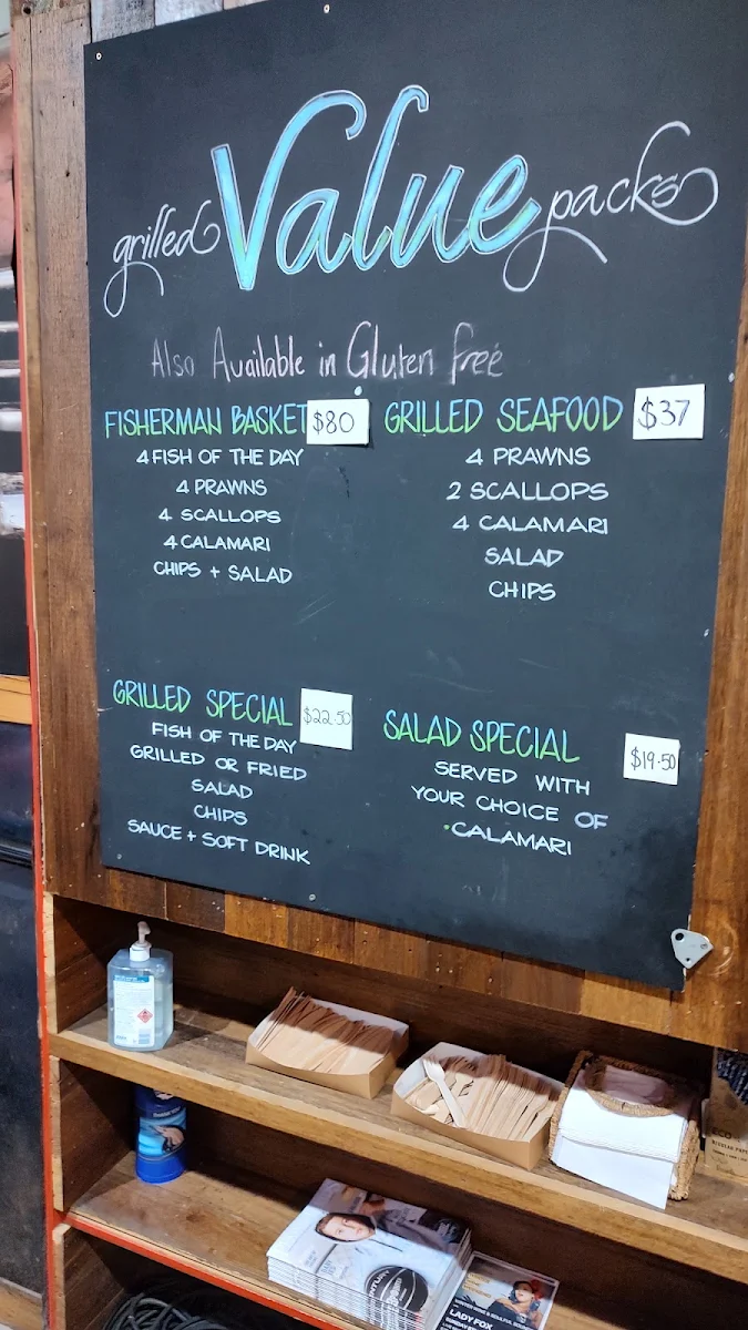 Menu, Fish Fetish