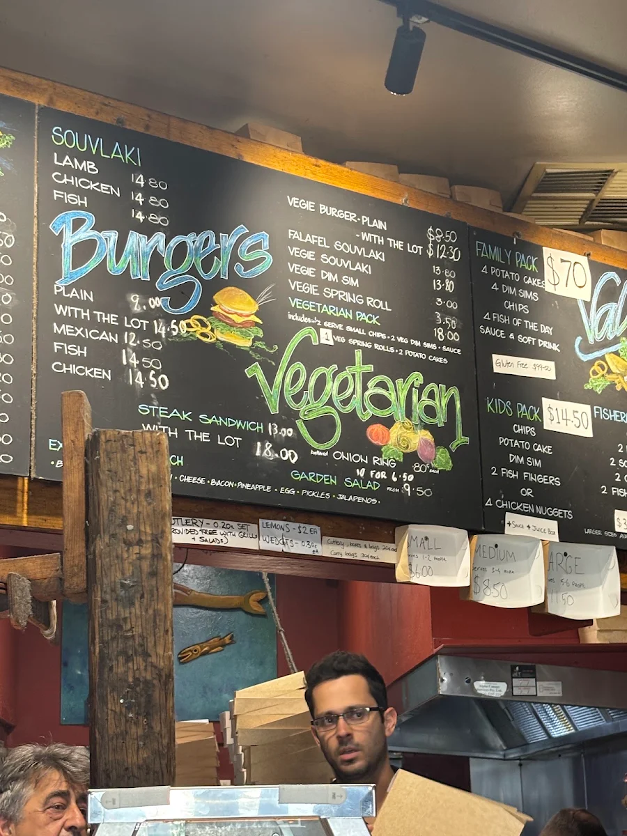Menu, Fish Fetish
