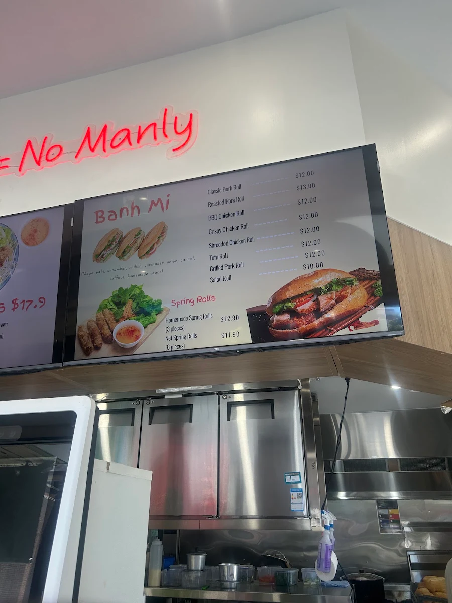 Menu, Bánh Mì plenty