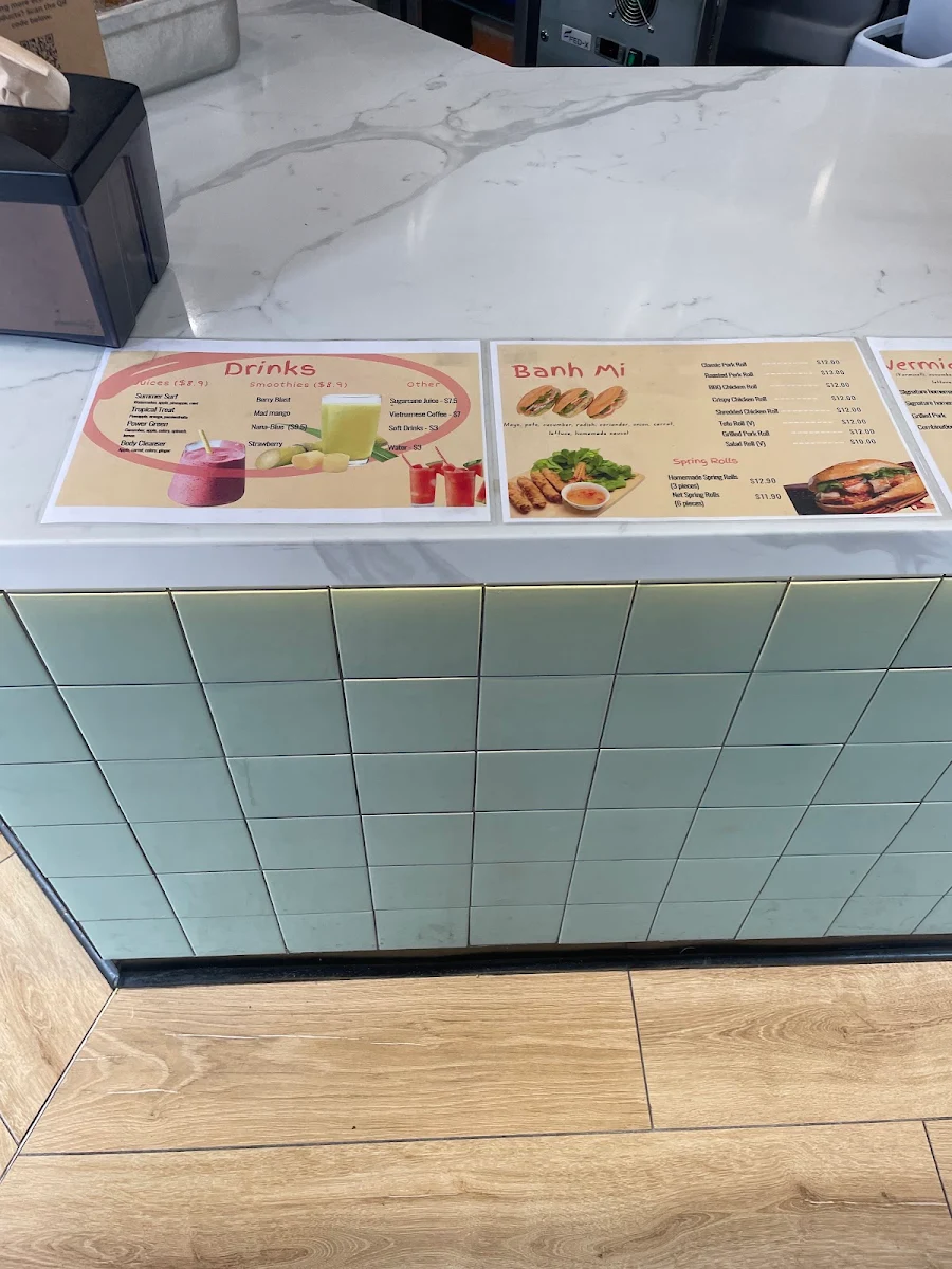 Menu, Bánh Mì plenty