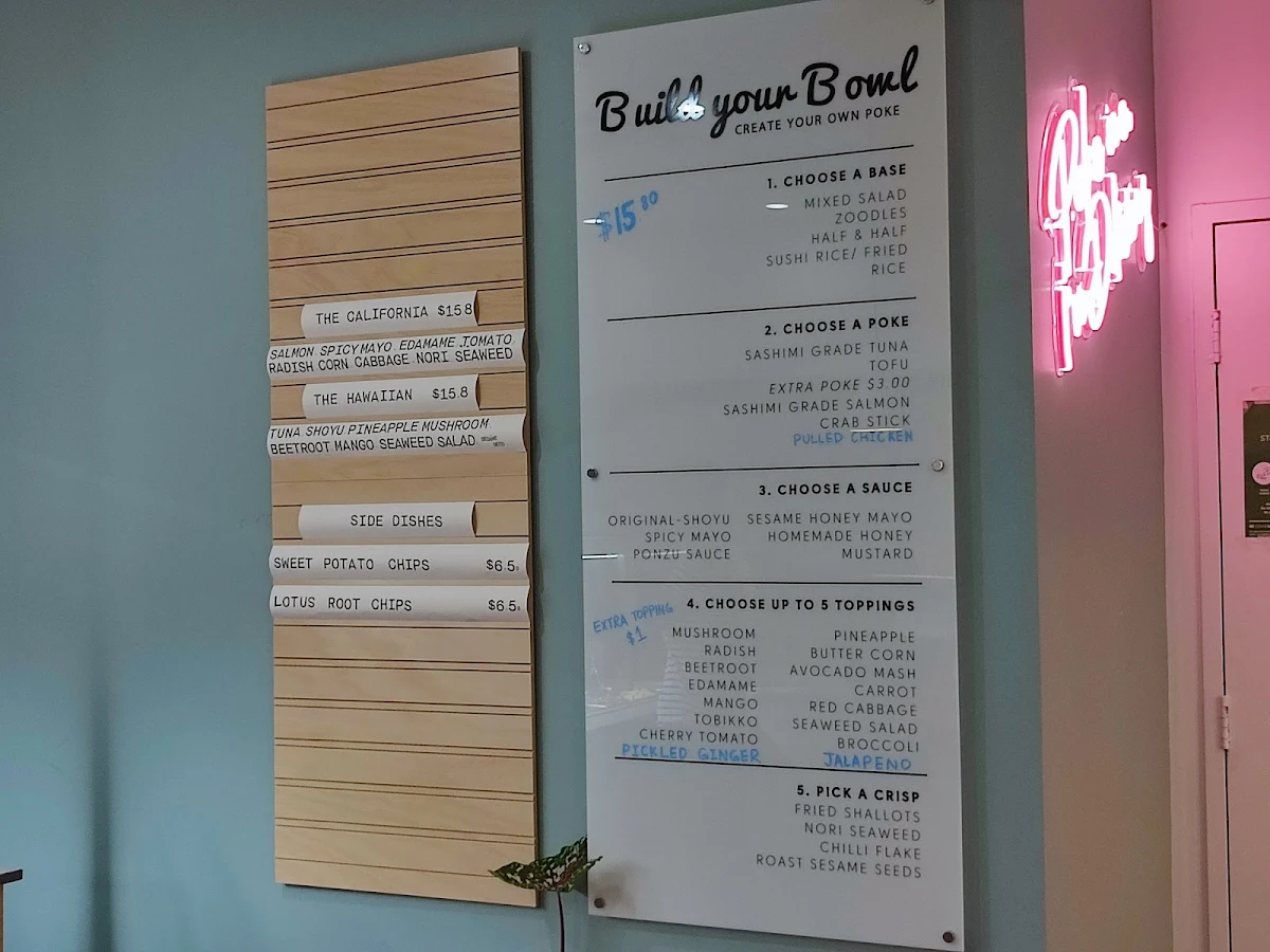 Menu, Pokelicious