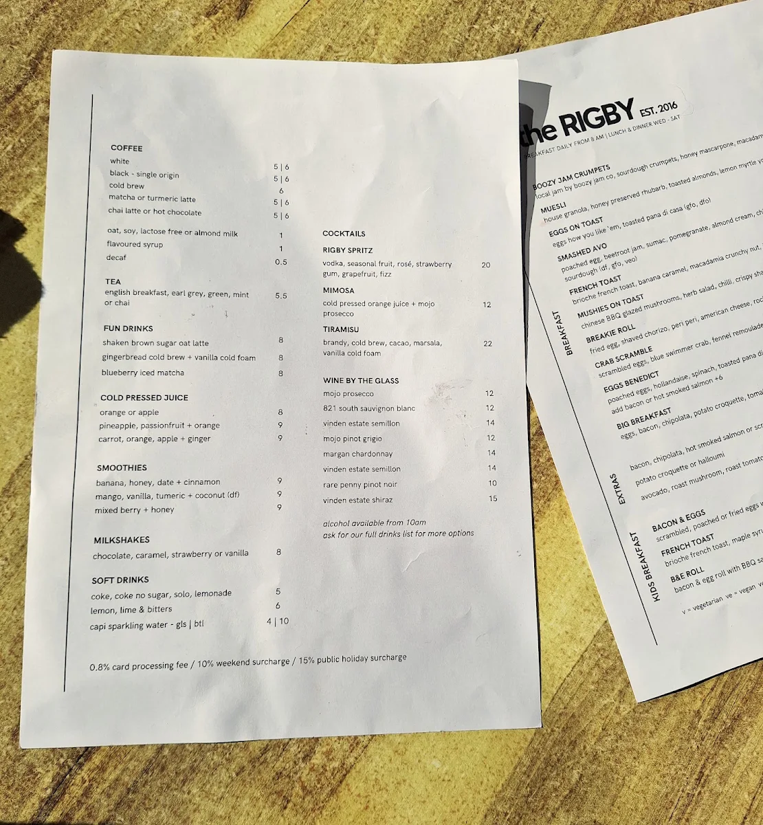 Menu photo 1