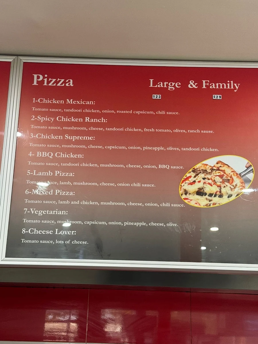 Menu, Turkish Kitchen (AFG)