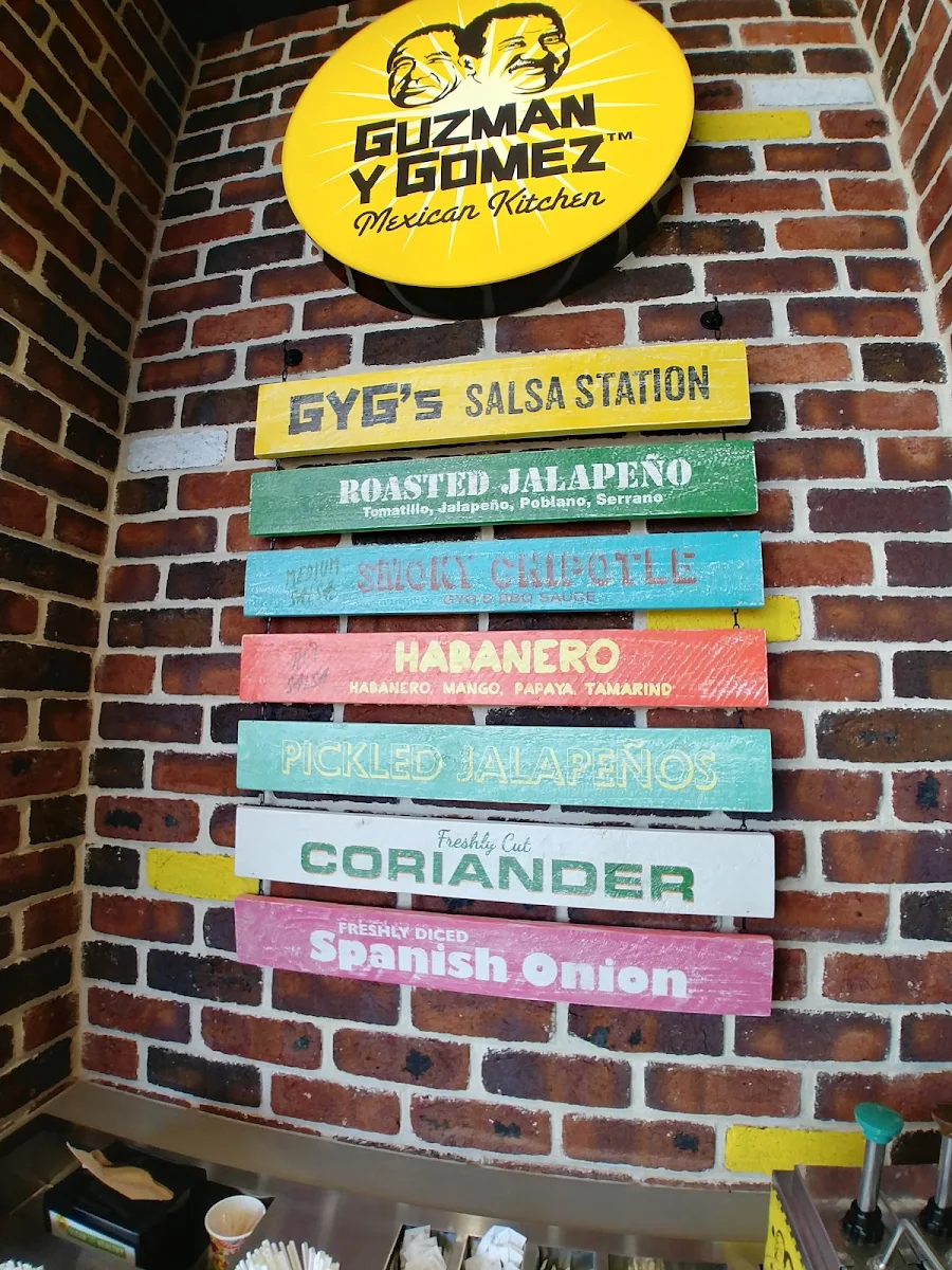 Menu, Guzman y Gomez - Greenacres