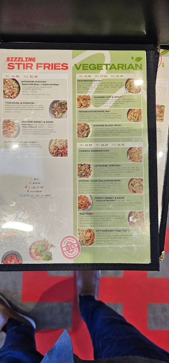 Menu, Noodle Box Caroline Springs