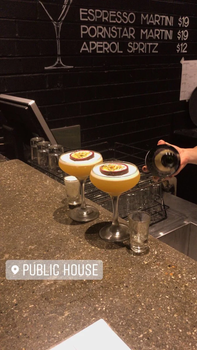 Menu, Public House - Richmond