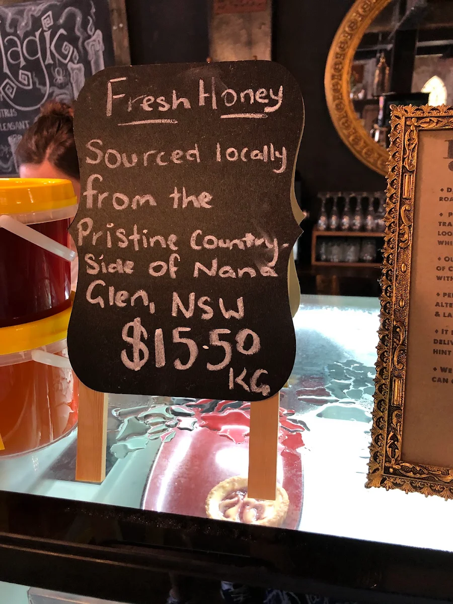 Menu, Dark Arts Cafe & Bar