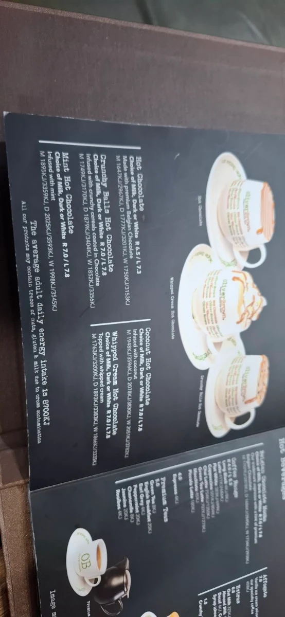 Menu, Oliver Brown