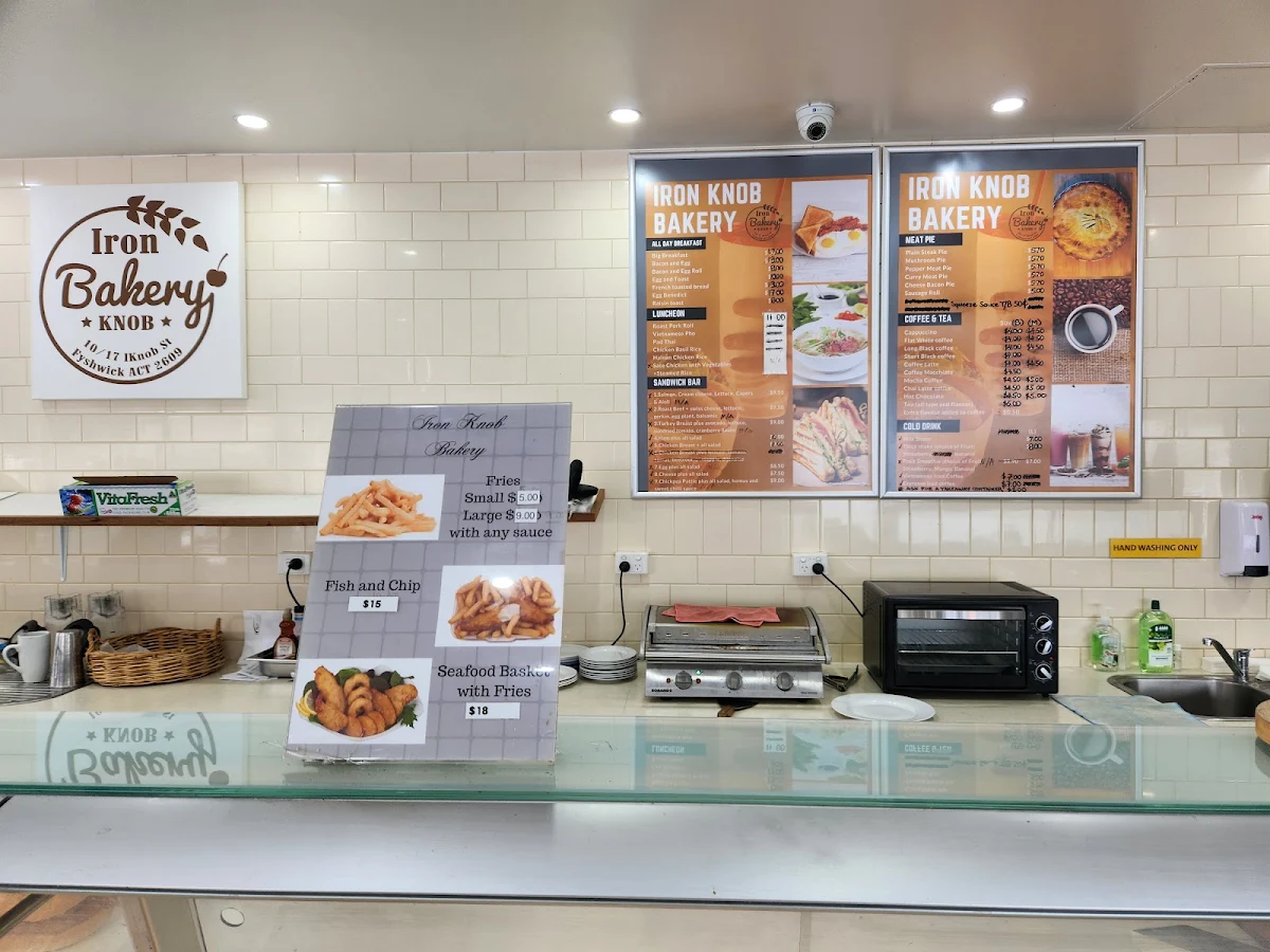 Menu, Iron Knob Bakery & Deli