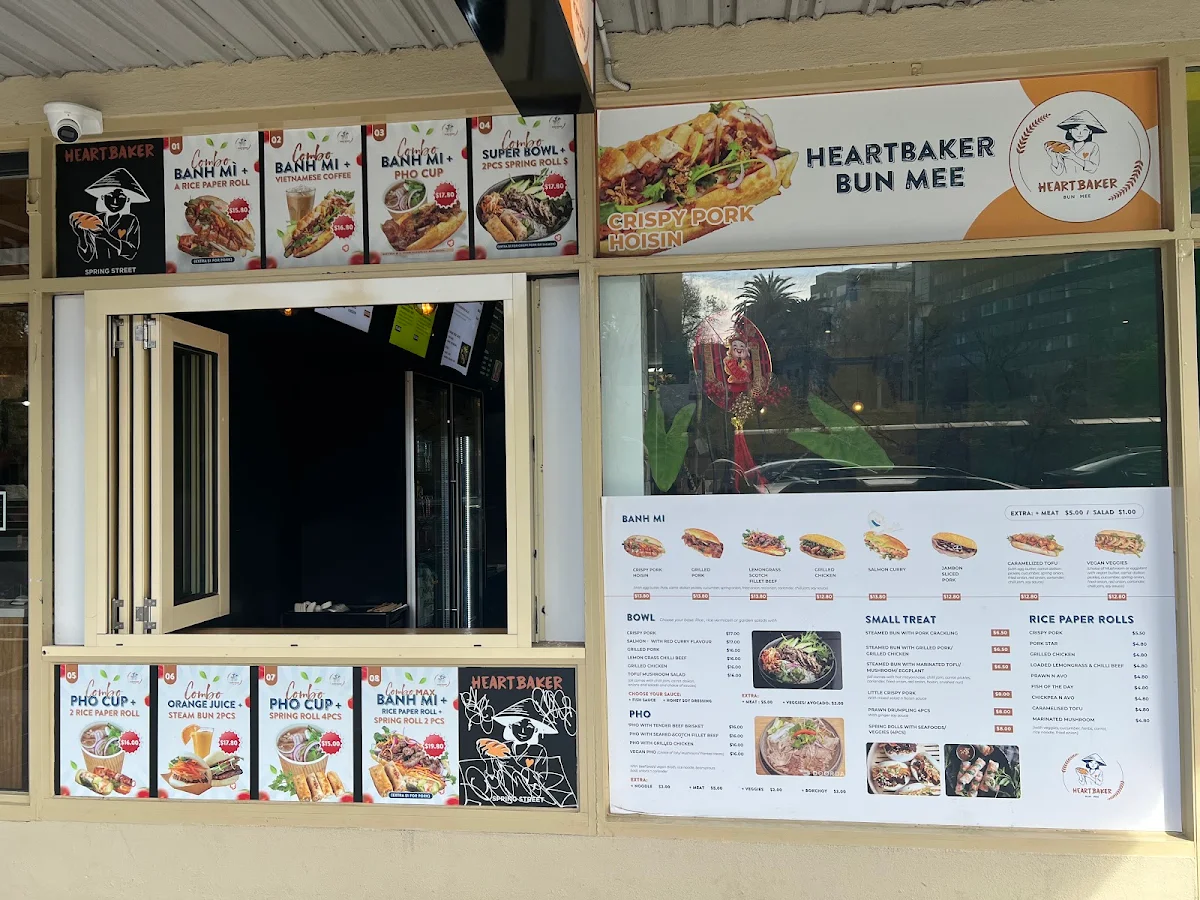 Menu, HeartBakers Bun Mee