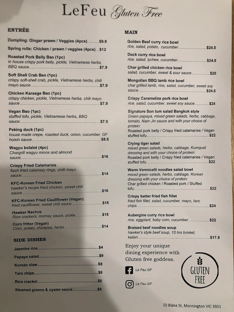 Menu, Pot au Pho Bar Mornington | Vietnamese & Pan-Asian Cuisine, Dine-in & Takeaway restaurant