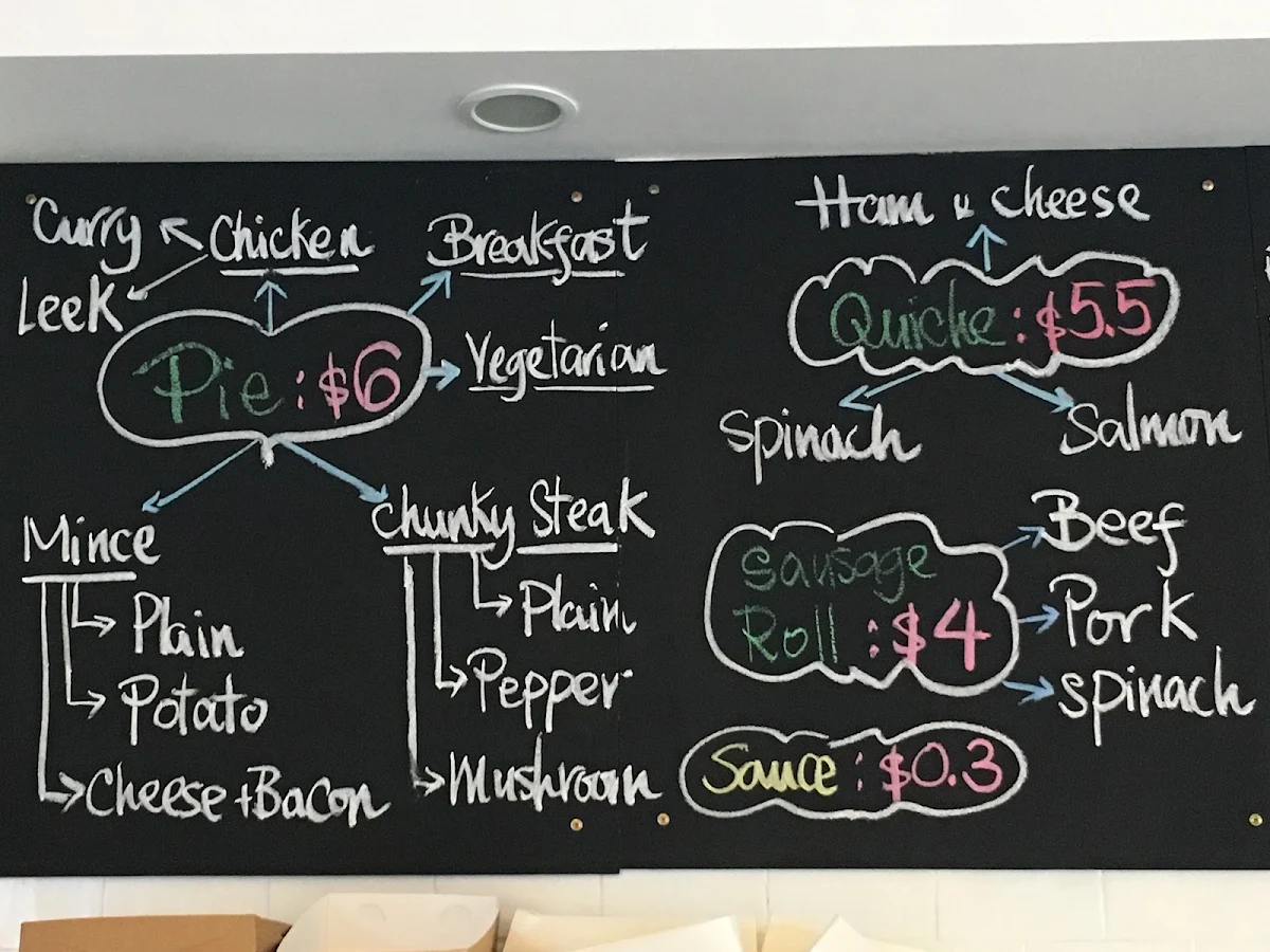 Menu, Nimba bakehouse