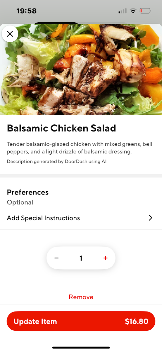 Menu, Seoulful Chicken