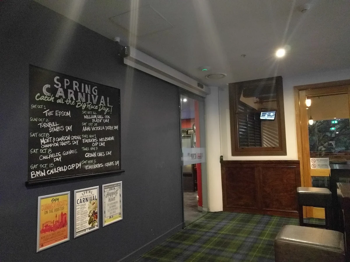 Menu, The Bristol