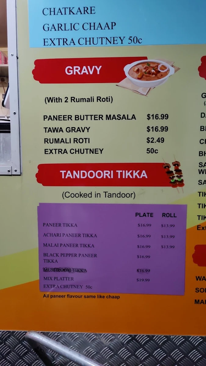 Menu, Sahib E Swad Werribee - Premier Indian Restaurant