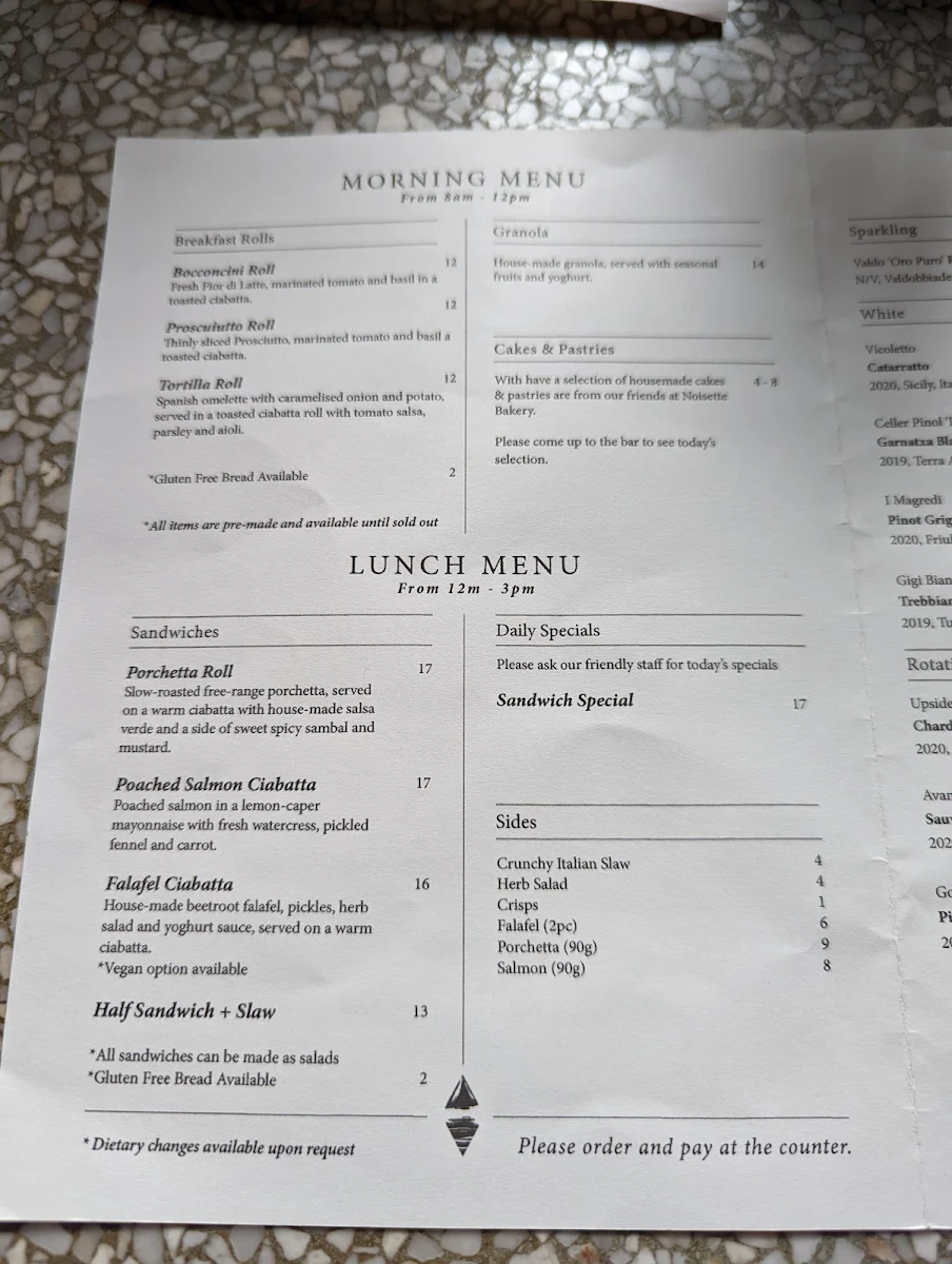 Menu, Heartattack and Vine