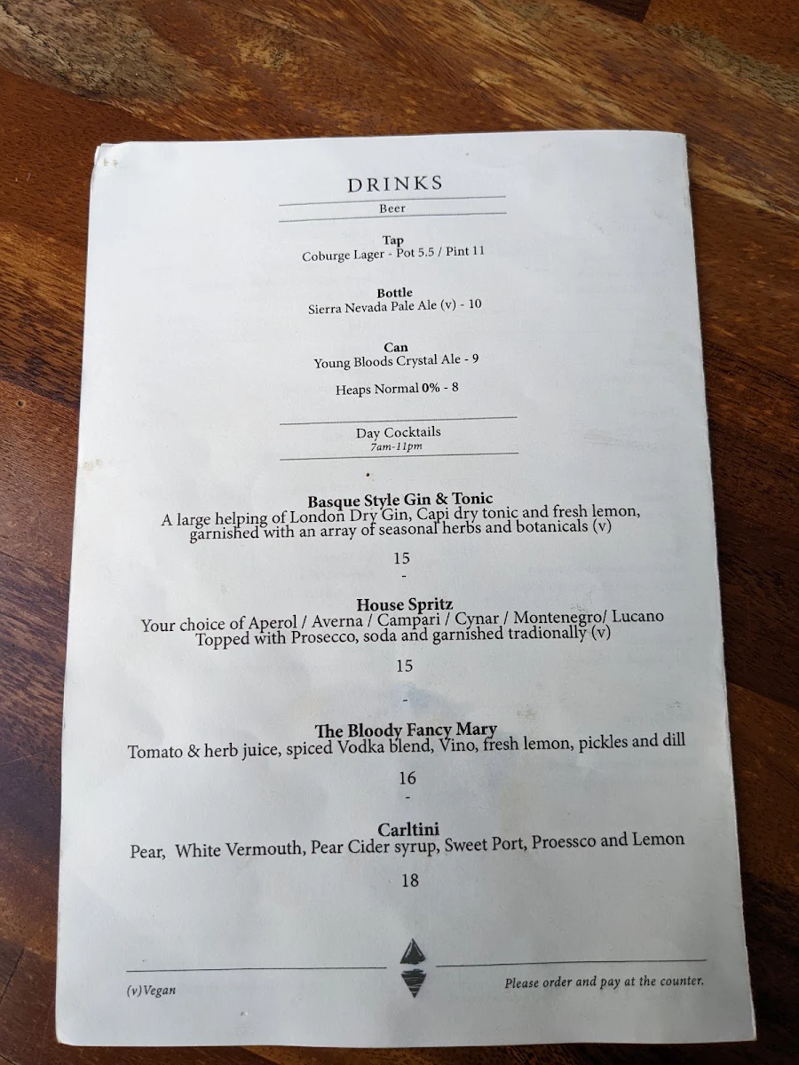 Menu, Heartattack and Vine