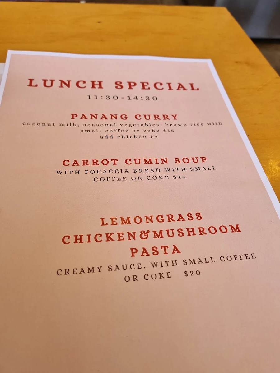 Menu, Double Barrel Coffee + Food house Newtown