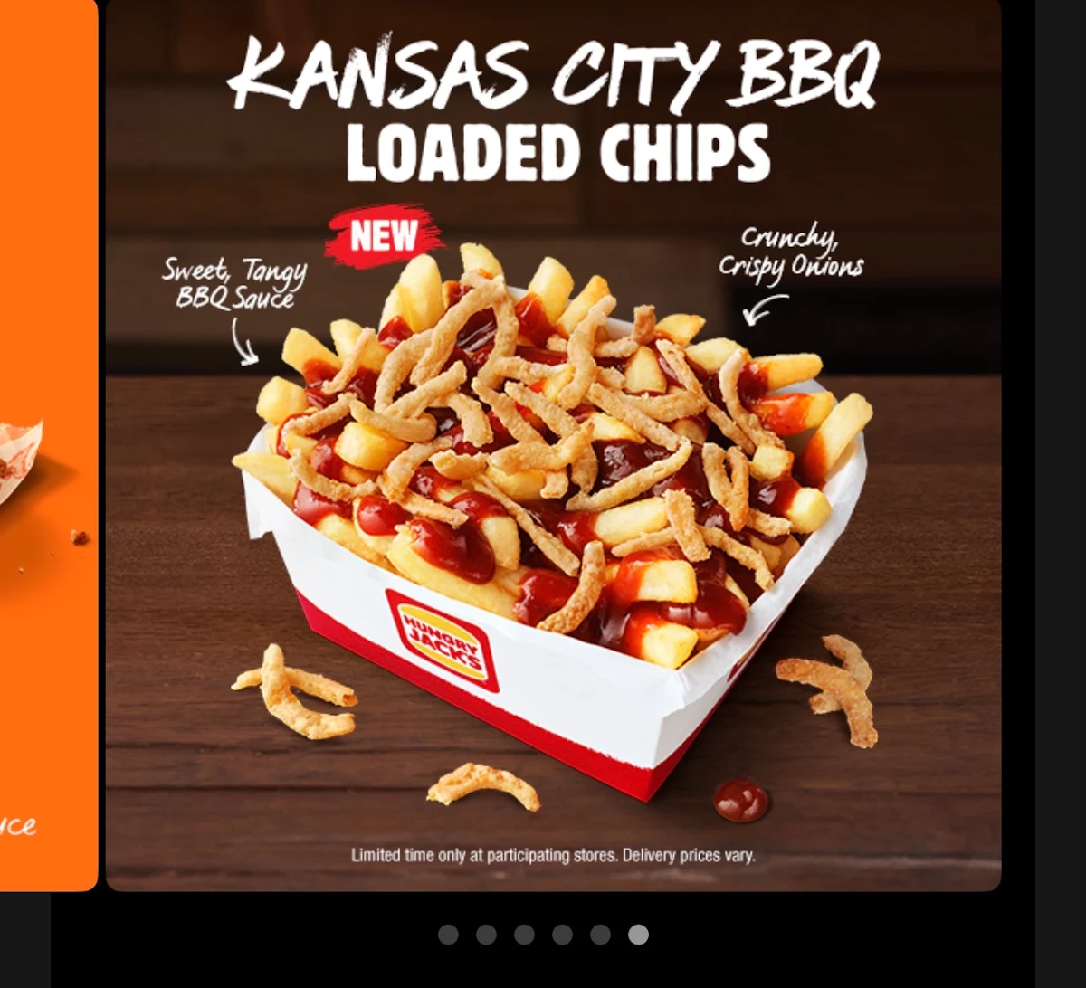 Menu, Hungry Jack's Burgers Karingal Hub