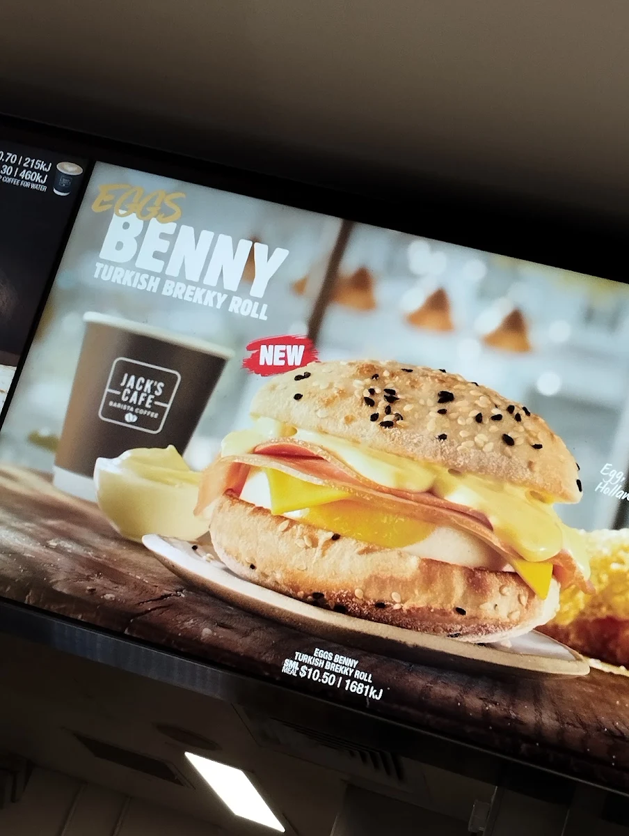 Menu, Hungry Jack's Burgers Karingal Hub